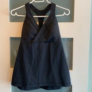 Pretty Black Lululemon Tank size 8